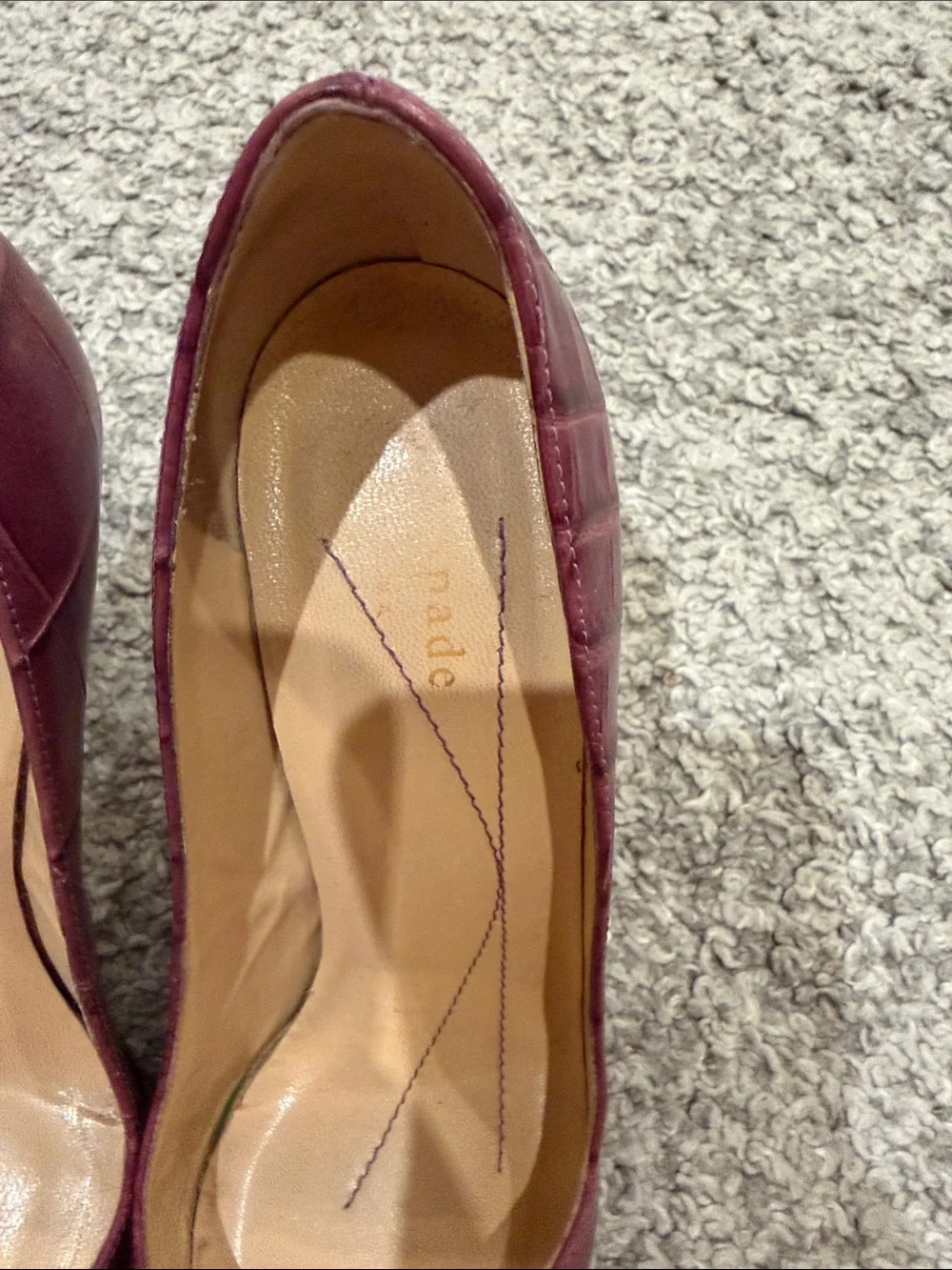kate spade Purple Leather Pumps